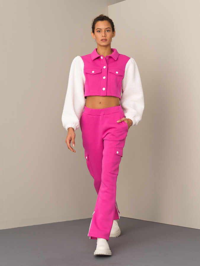 Cotton Oversized Pocketed Sweat Pants - Xint