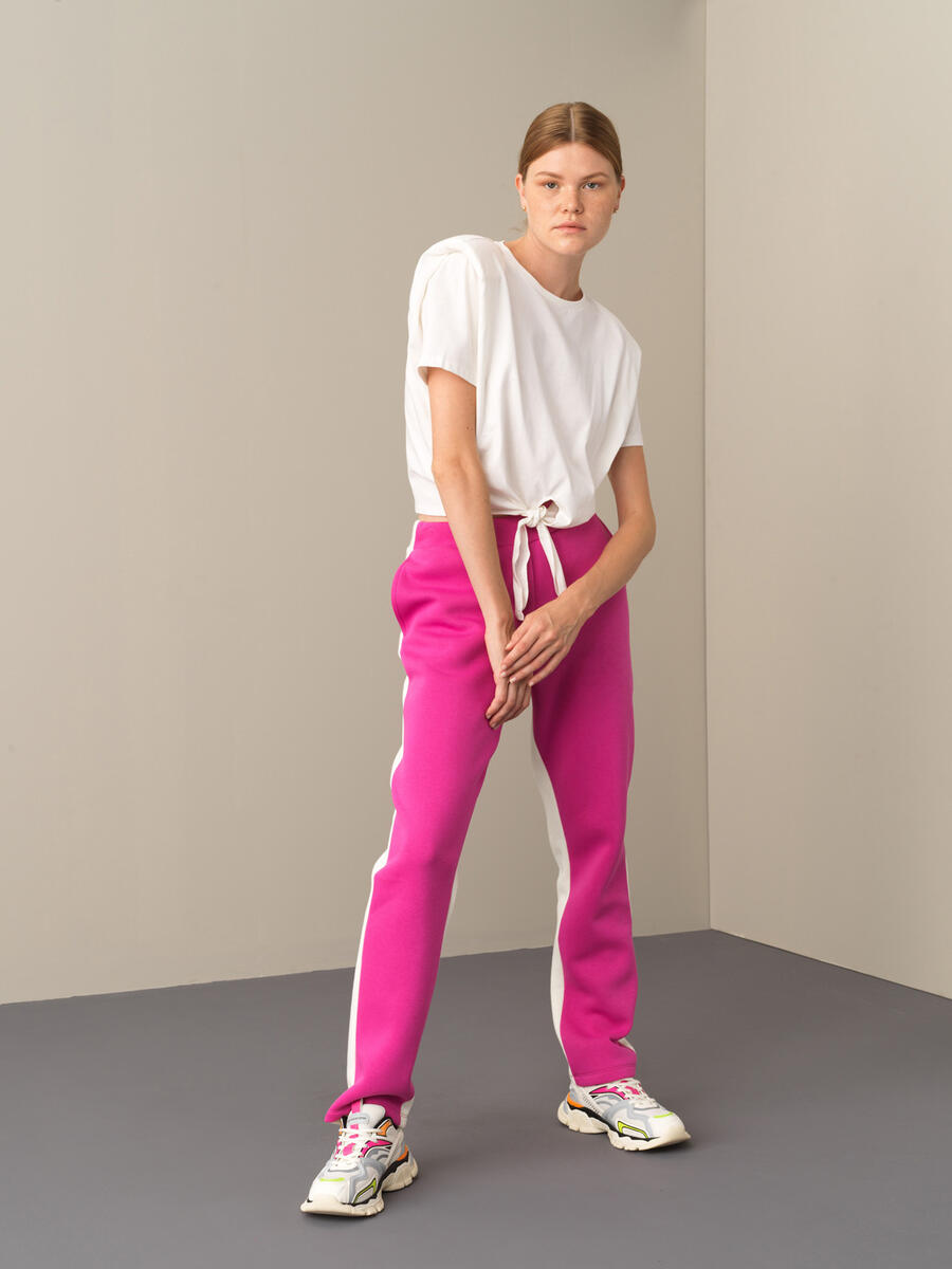 Cotton Regular Fit Pocketed Sweat Pants - 2
