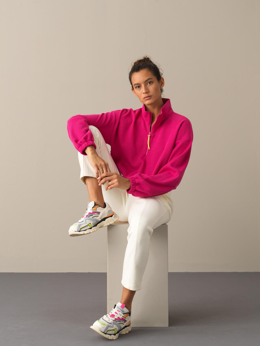 Cotton Regular Fit Pocketed Sweat Pants - 3