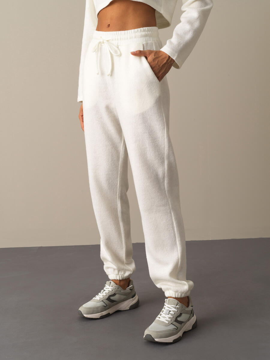 Elastic Waist Oversized Jogger Sweat Pants