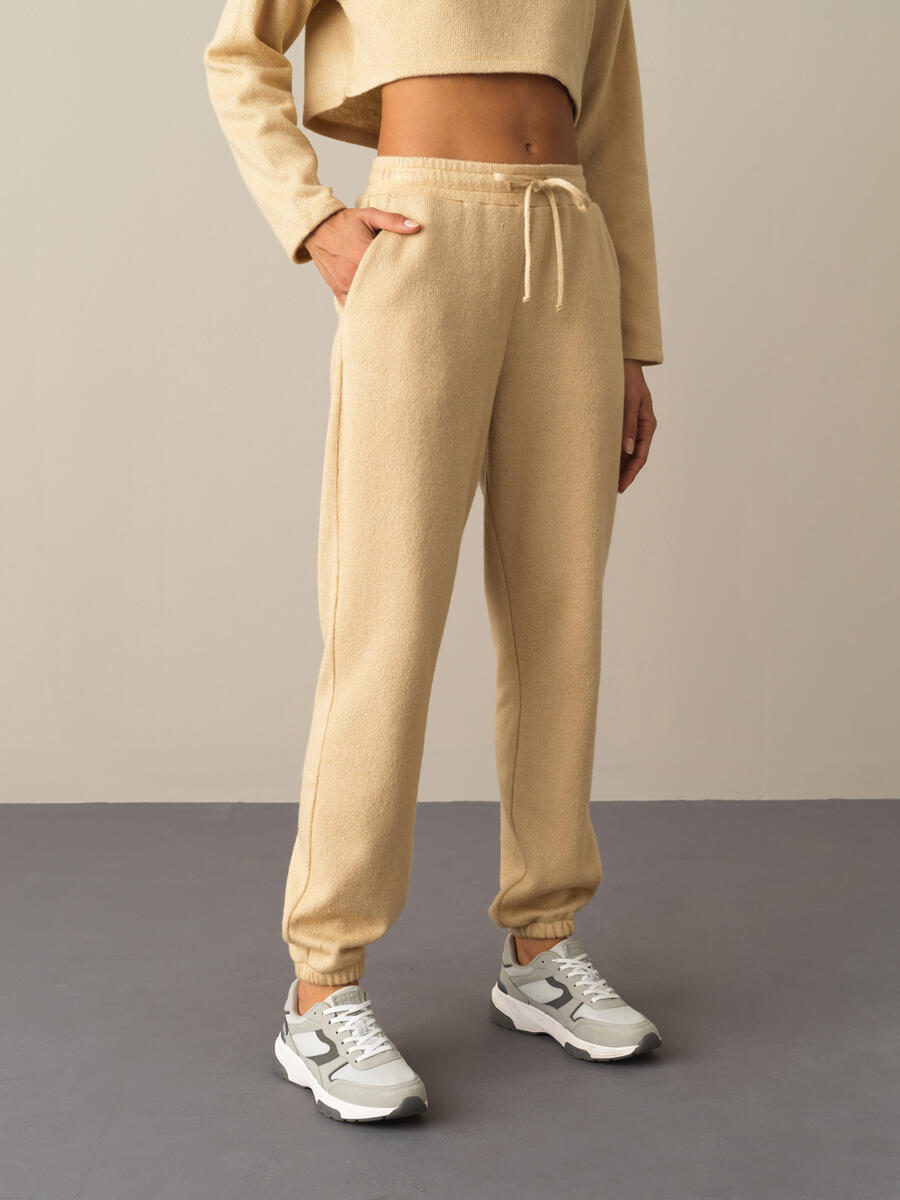 Elastic Waist Oversized Jogger Sweat Pants