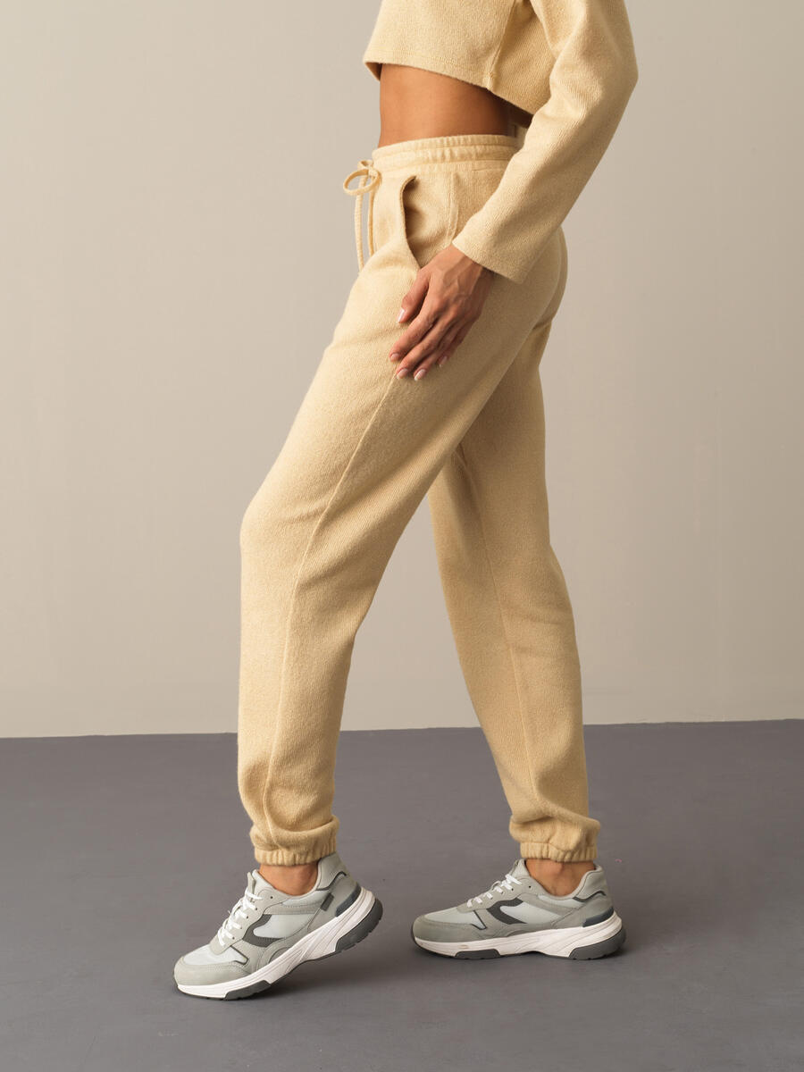 Elastic Waist Oversized Jogger Sweat Pants - 3