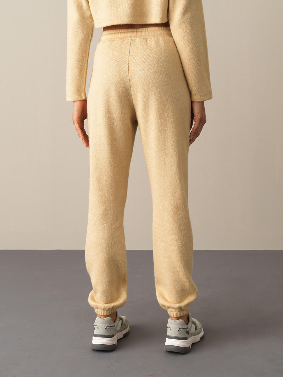 Elastic Waist Oversized Jogger Sweat Pants - 4