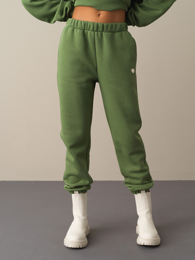 Regular Fit Elastic Waist Basic Sweat Pants - Xint