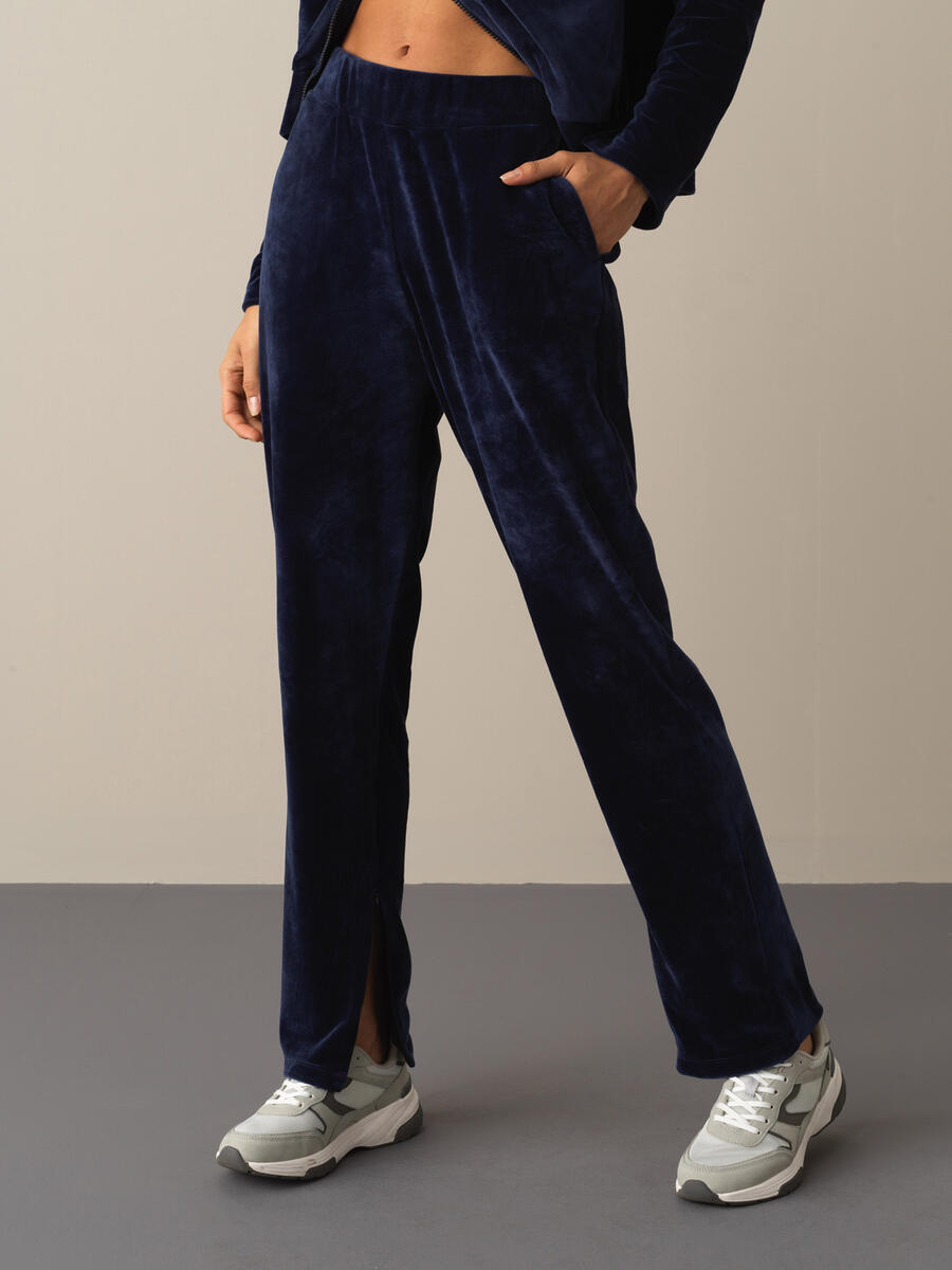 Regular Fit Velvet Sweat Pants