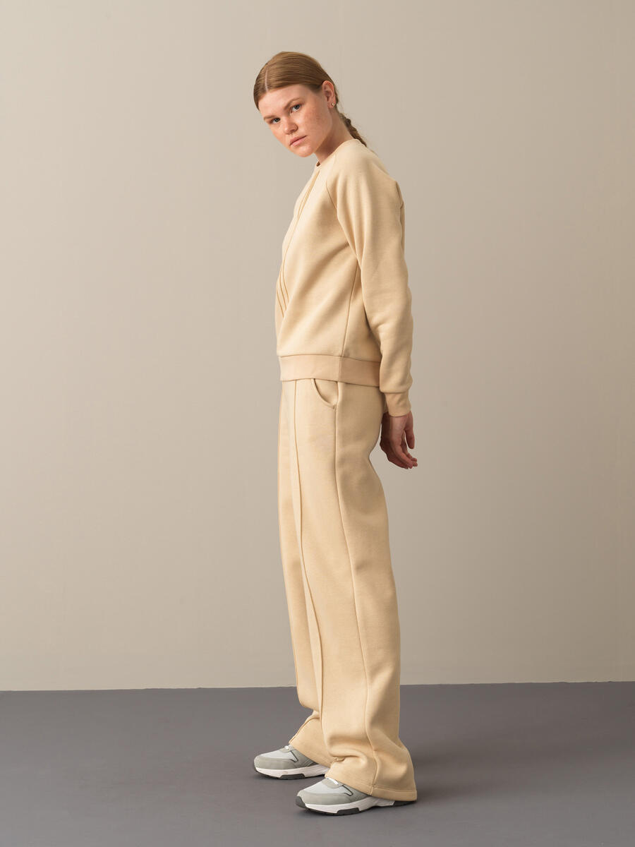 Cotton Regular Fit Raglan Sleeve Sweatshirt - 3