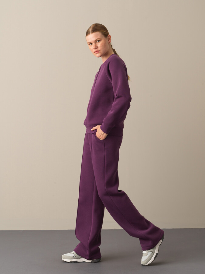 Cotton Regular Fit Raglan Sleeve Sweatshirt - Xint