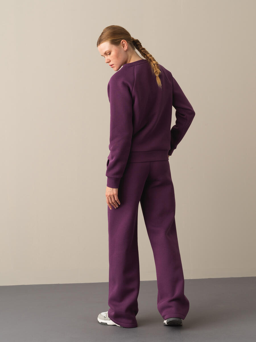 Cotton Regular Fit Raglan Sleeve Sweatshirt - 4