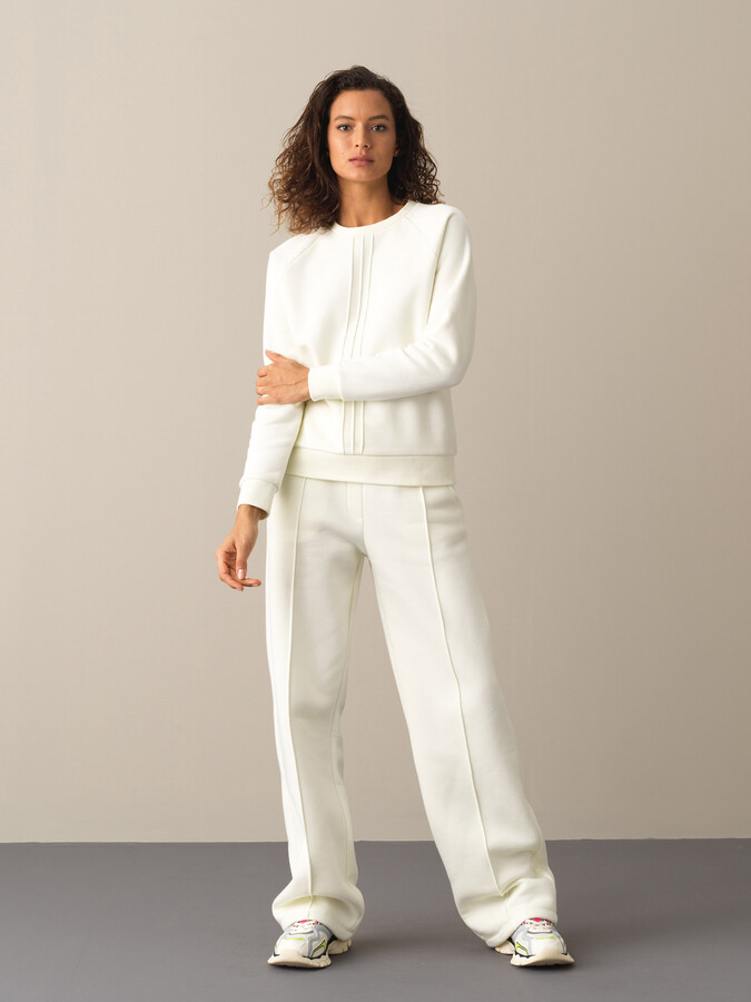 Cotton Regular Fit Raglan Sleeve Sweatshirt - Xint