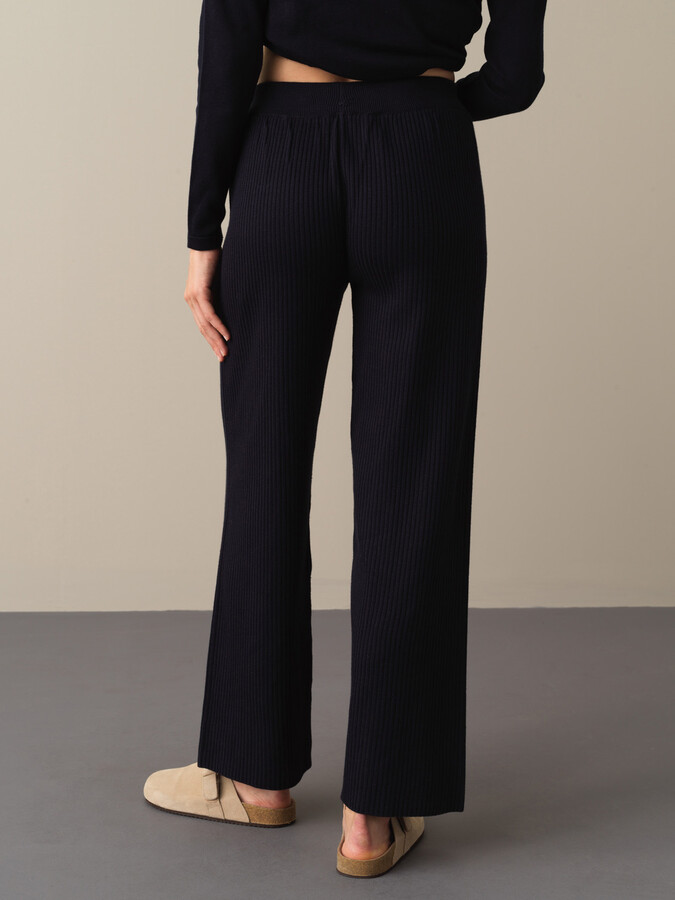 Cotton Oversized Knitted Pants - Xint