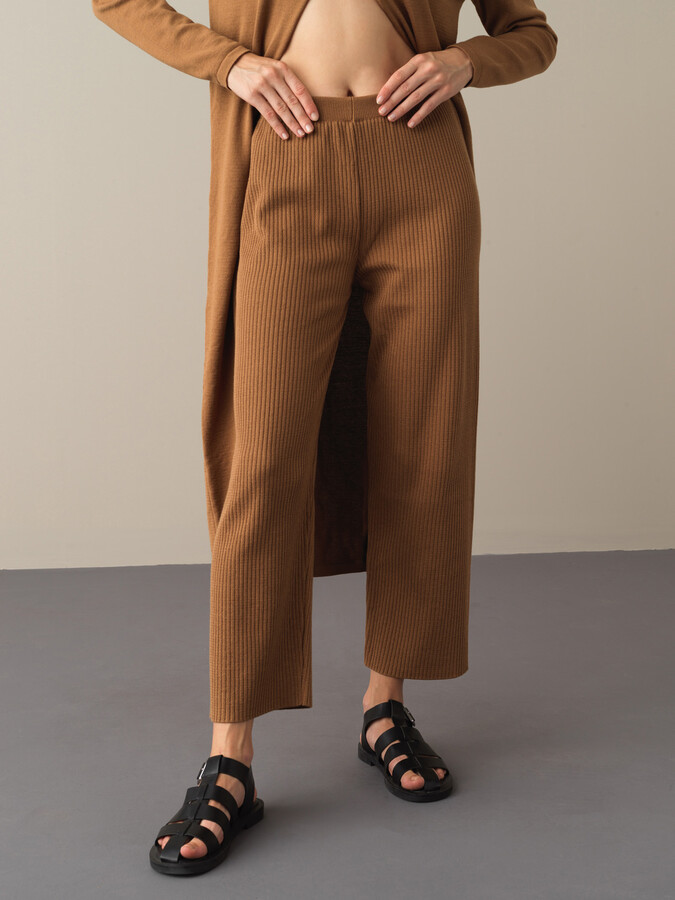 Cotton Oversized Knitted Pants - Xint