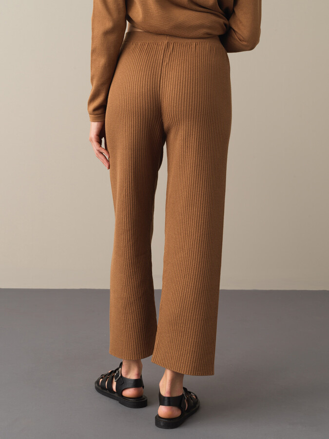 Cotton Oversized Knitted Pants - Xint