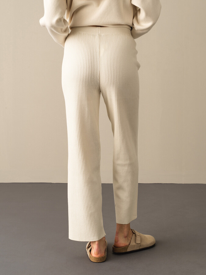 Cotton Oversized Knitted Pants - Xint