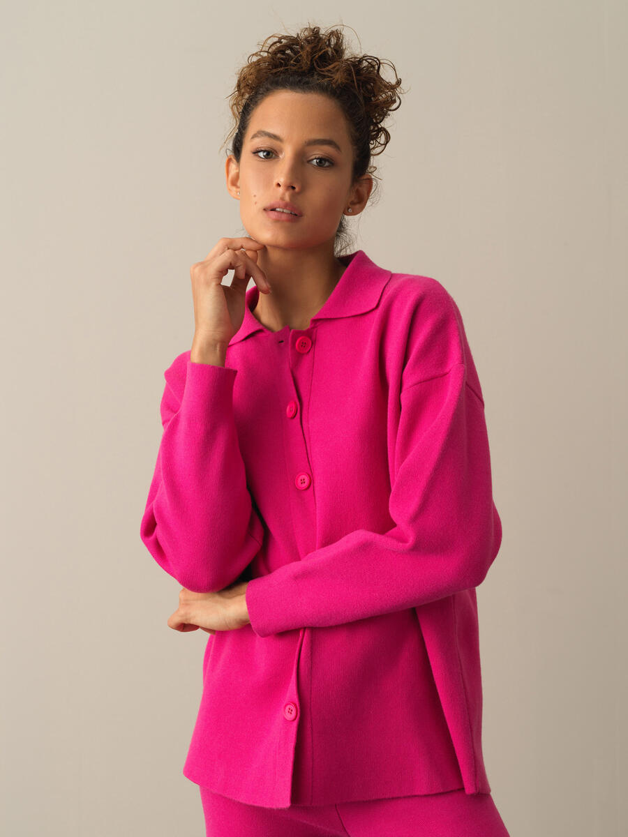 Elastic Waist Regular Fit Knitted Pants - 3