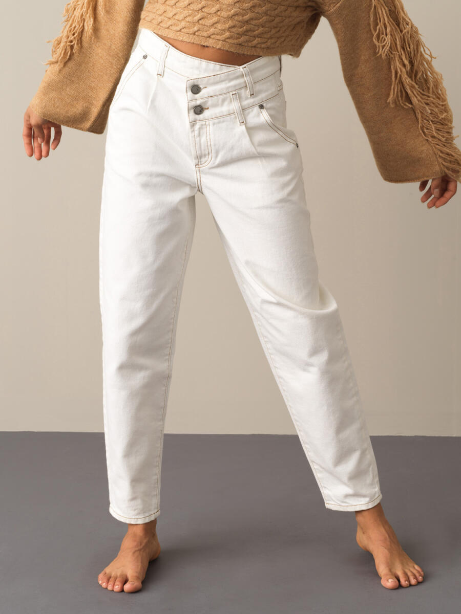 High Waist Oversized Denim Pants