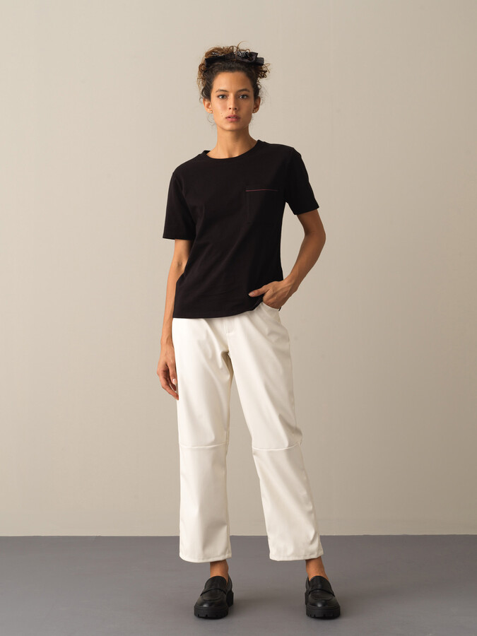 Crew Neck 100% Cotton Regular Fit T-Shirt - Xint