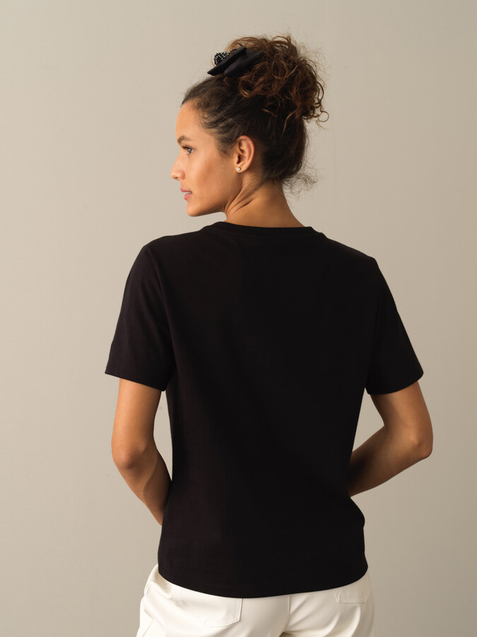 Crew Neck 100% Cotton Regular Fit T-Shirt - Xint