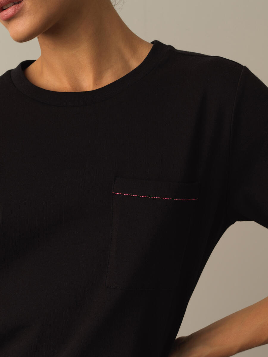 Crew Neck 100% Cotton Regular Fit T-Shirt - 3