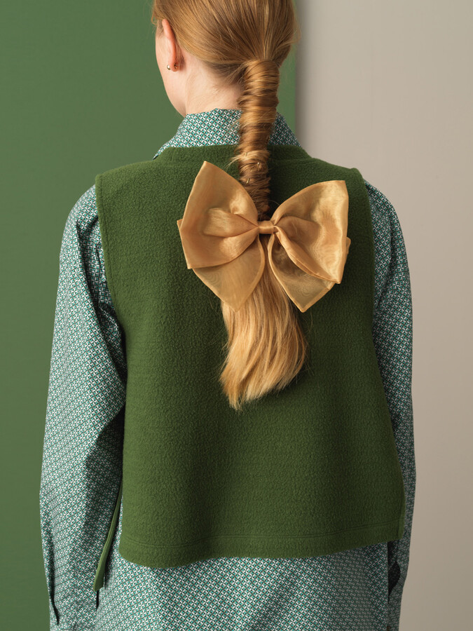 Crew Neck Regular Fit Lamb Vest - Xint