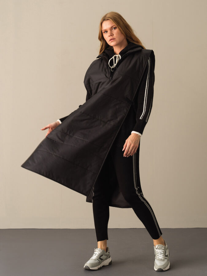 High Neck Regular Fit Vest - Xint