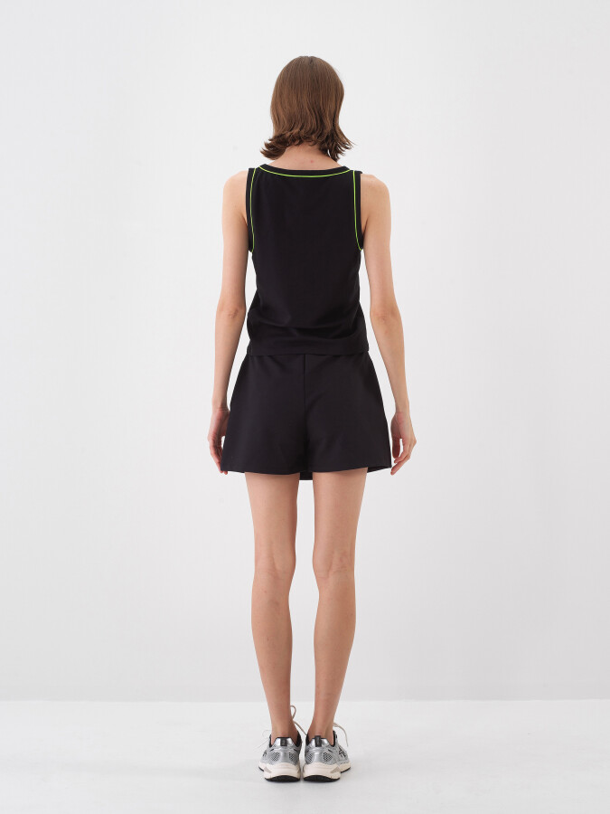 Black Regular Fit Cotton Undershirt - 5