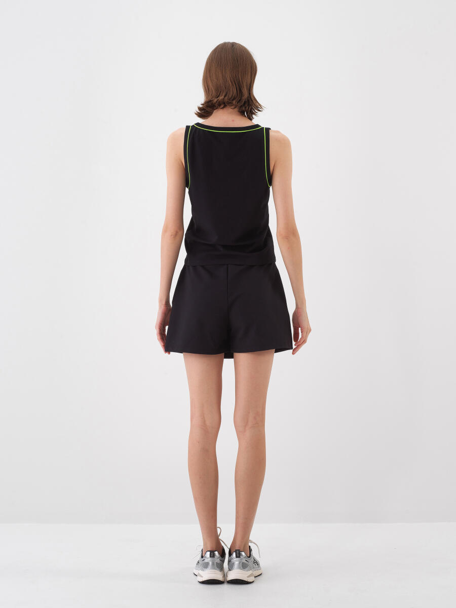 Black Regular Fit Cotton Undershirt - 5