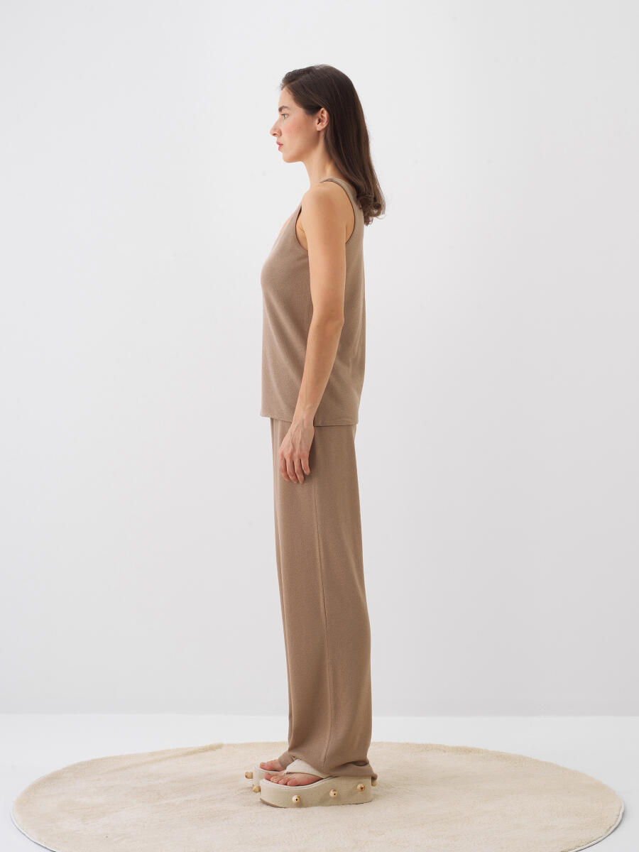 Camel Regular Fit Cotton Undershirt - 3