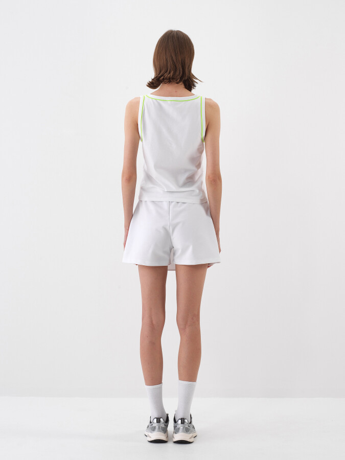 White Regular Fit Cotton Undershirt - 5