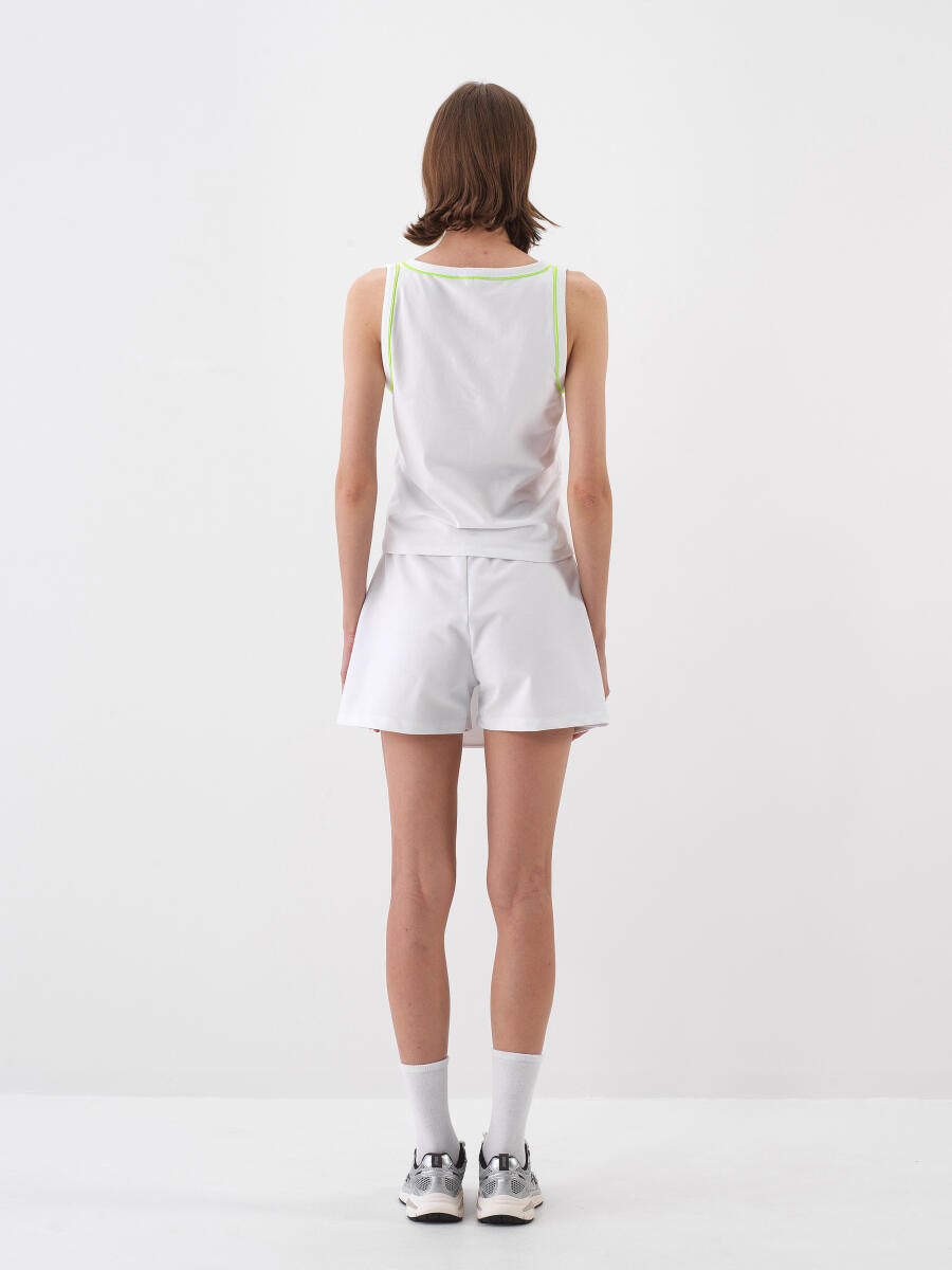 White Regular Fit Cotton Undershirt - 5