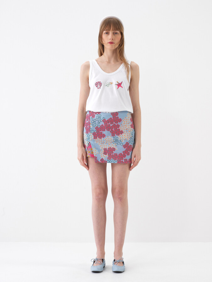 White Regular Fit Cotton Undershirt - 2