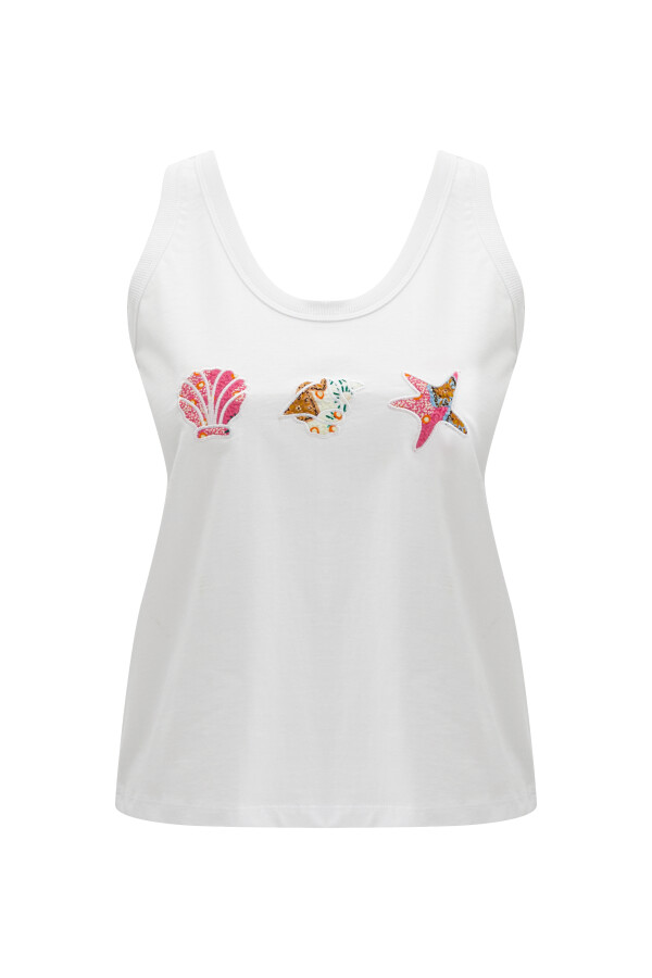 White Regular Fit Cotton Undershirt - 5