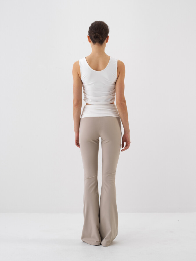 White Slim Fit Undershirt - 4