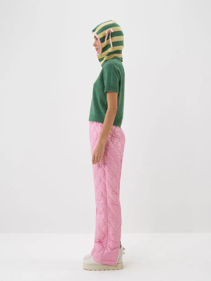 Striped Mohair Colorful Beanie - Xint