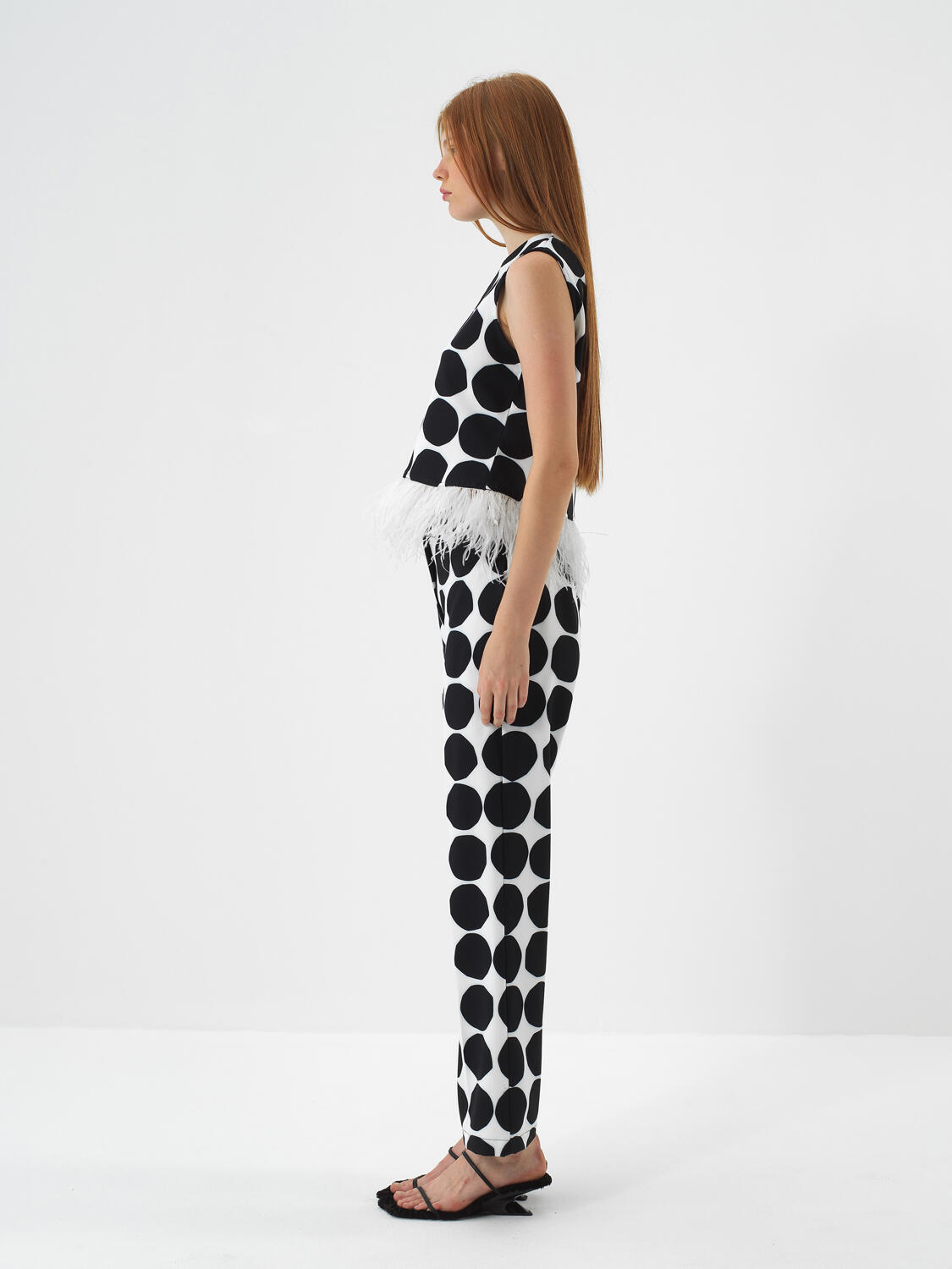 Black Form-Preserving Oversize Blouse - 4