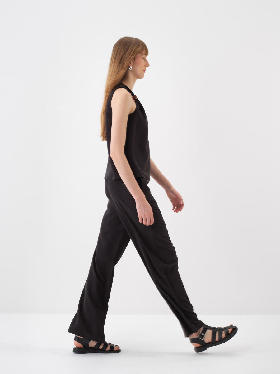 Black Oversize Blouse - 3