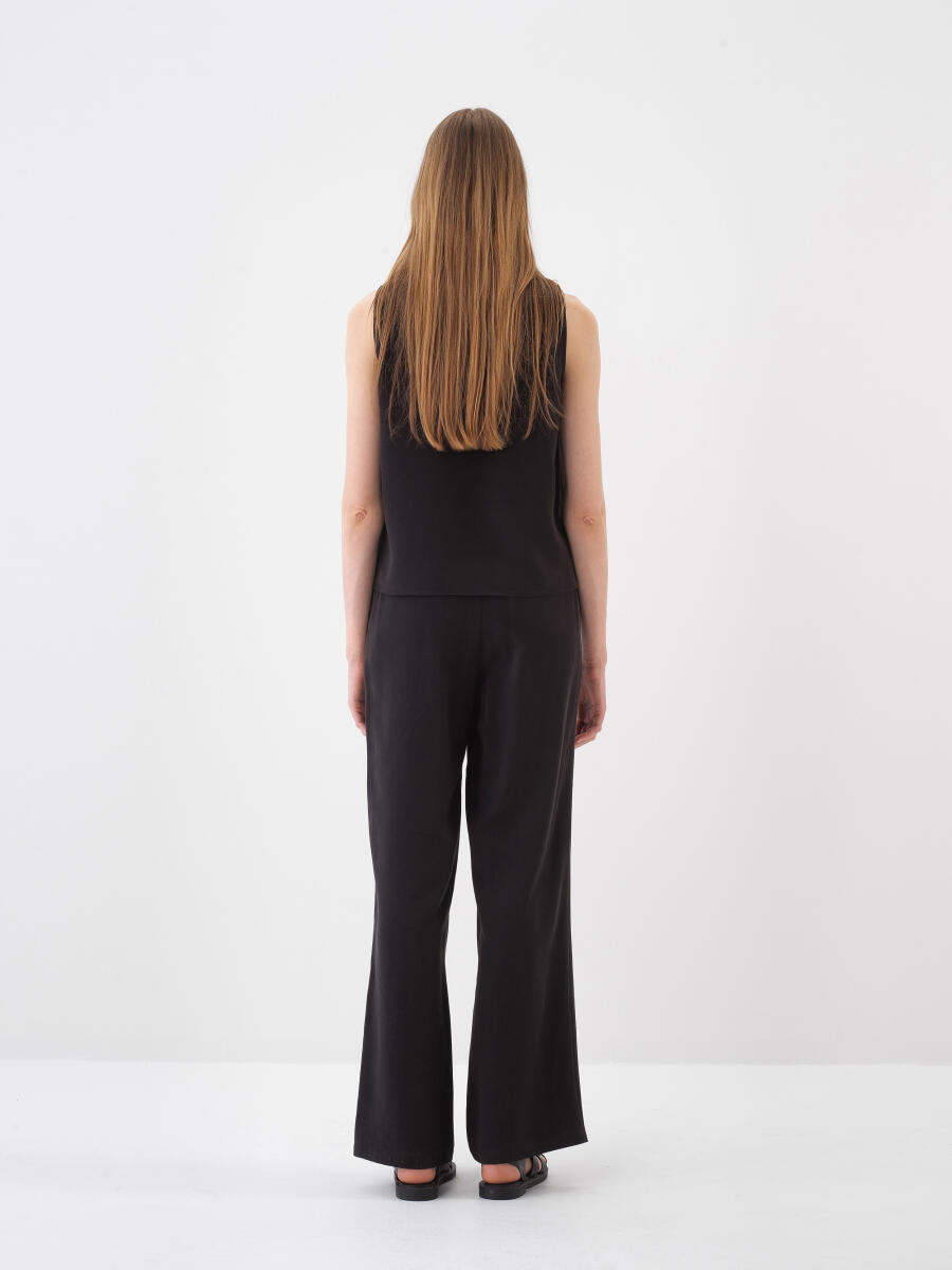 Black Oversize Blouse - 5