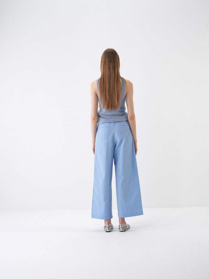 Blue Regular Fit Blouse - 4