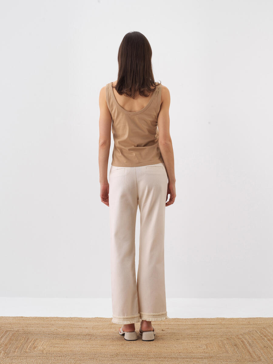 Camel Regular Fit Cotton Blouse - 5