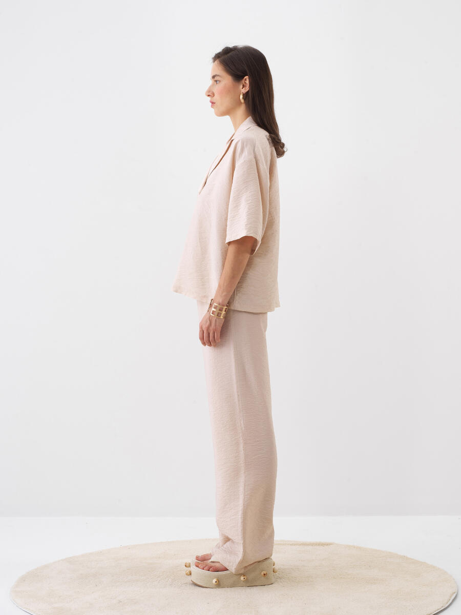 Natural Oversize Blouse - 3