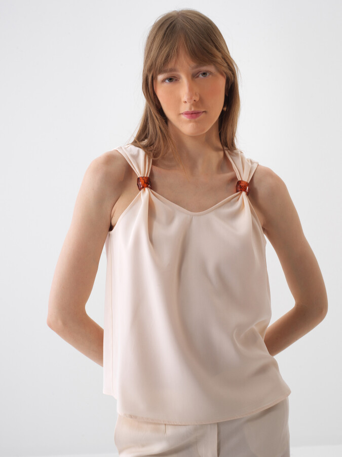 Natural Oversize Blouse - 1