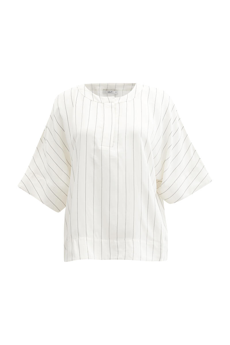 White Oversize Blouse - 6