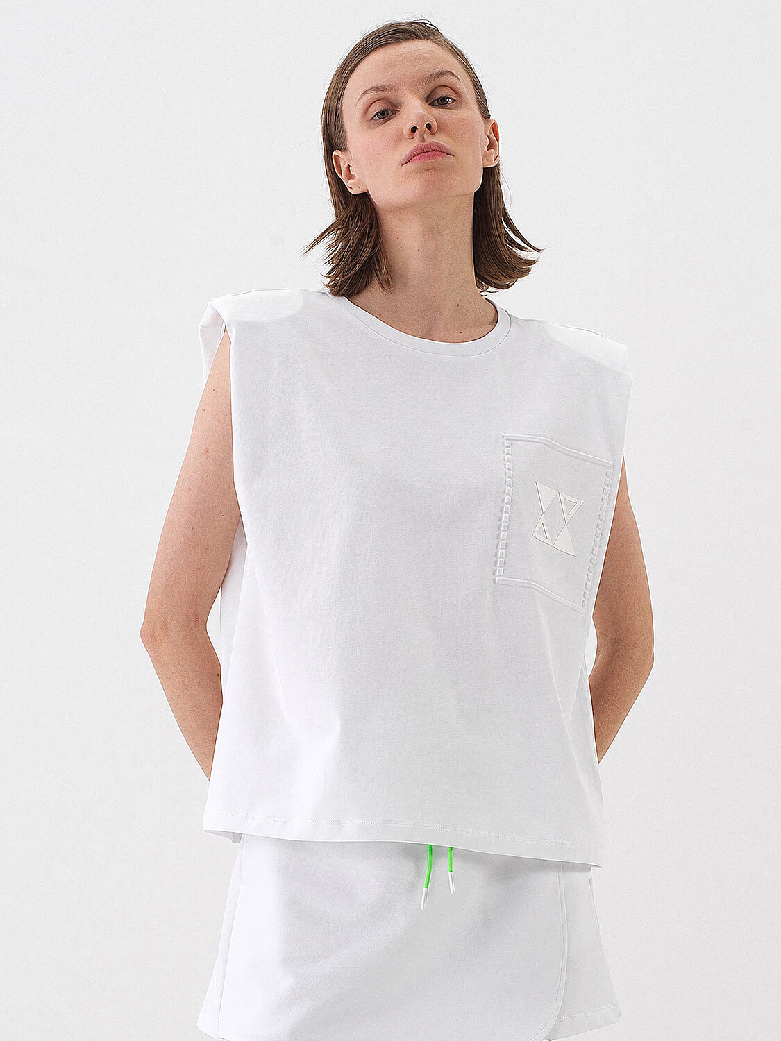 White Oversize Cotton Blouse