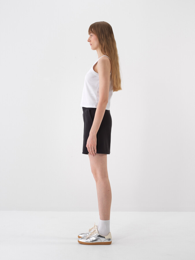 White Regular Fit Cotton Blouse - 3