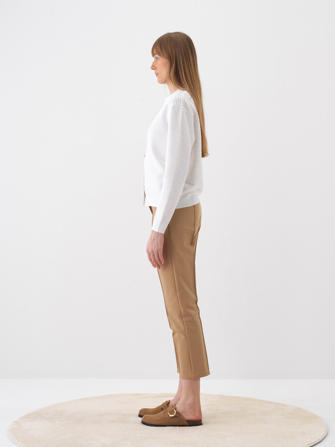 White Oversize Cardigan - 3