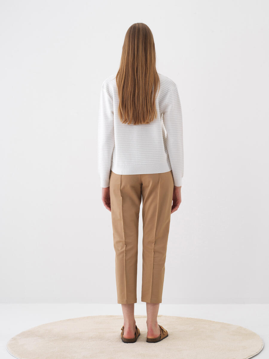 White Oversize Cardigan - 5