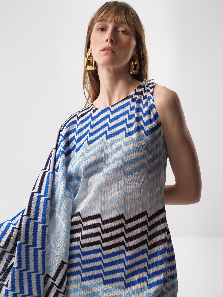 Blue Regular Fit Dress - 2