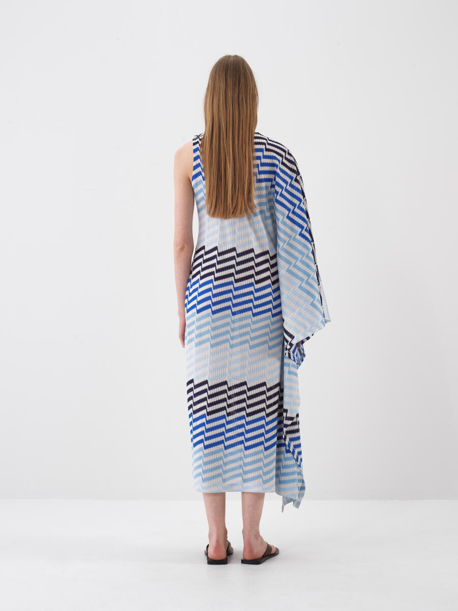 Blue Regular Fit Dress - 4