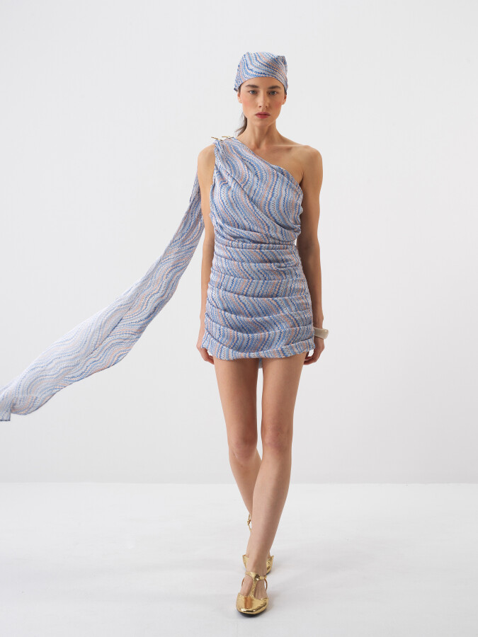 Blue Regular Fit Dress - 1