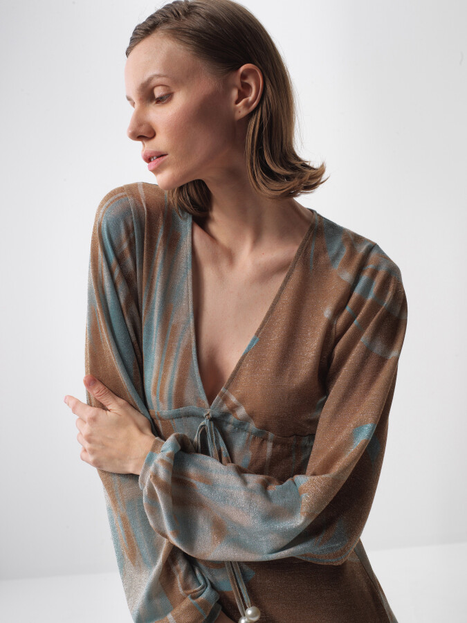 Camel Regular Fit Dress - 2