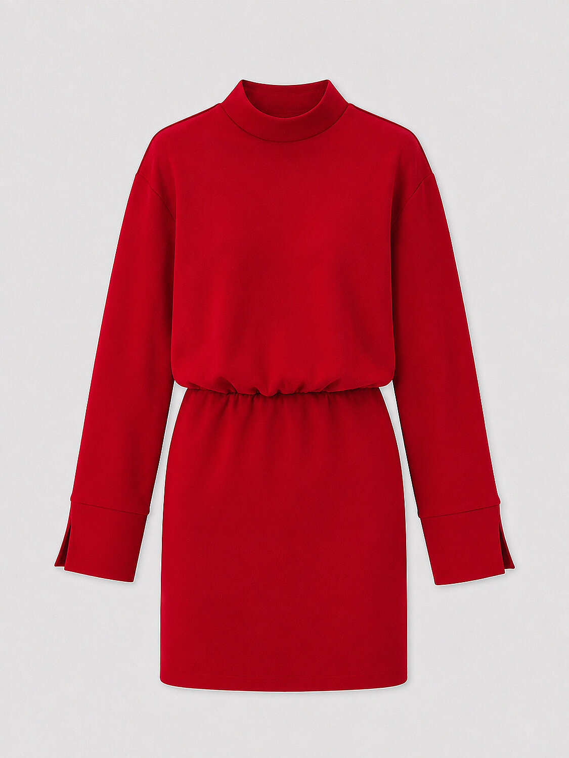 Plain Cotton Dress - 6